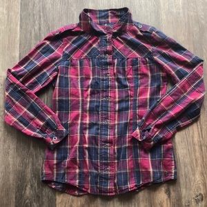Women’s Gentle Fawn Plaid Top Size M